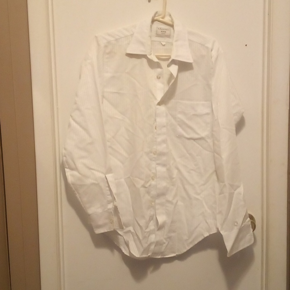 Arrow Kirk White Long Sleeve Dress Shirt - Size M